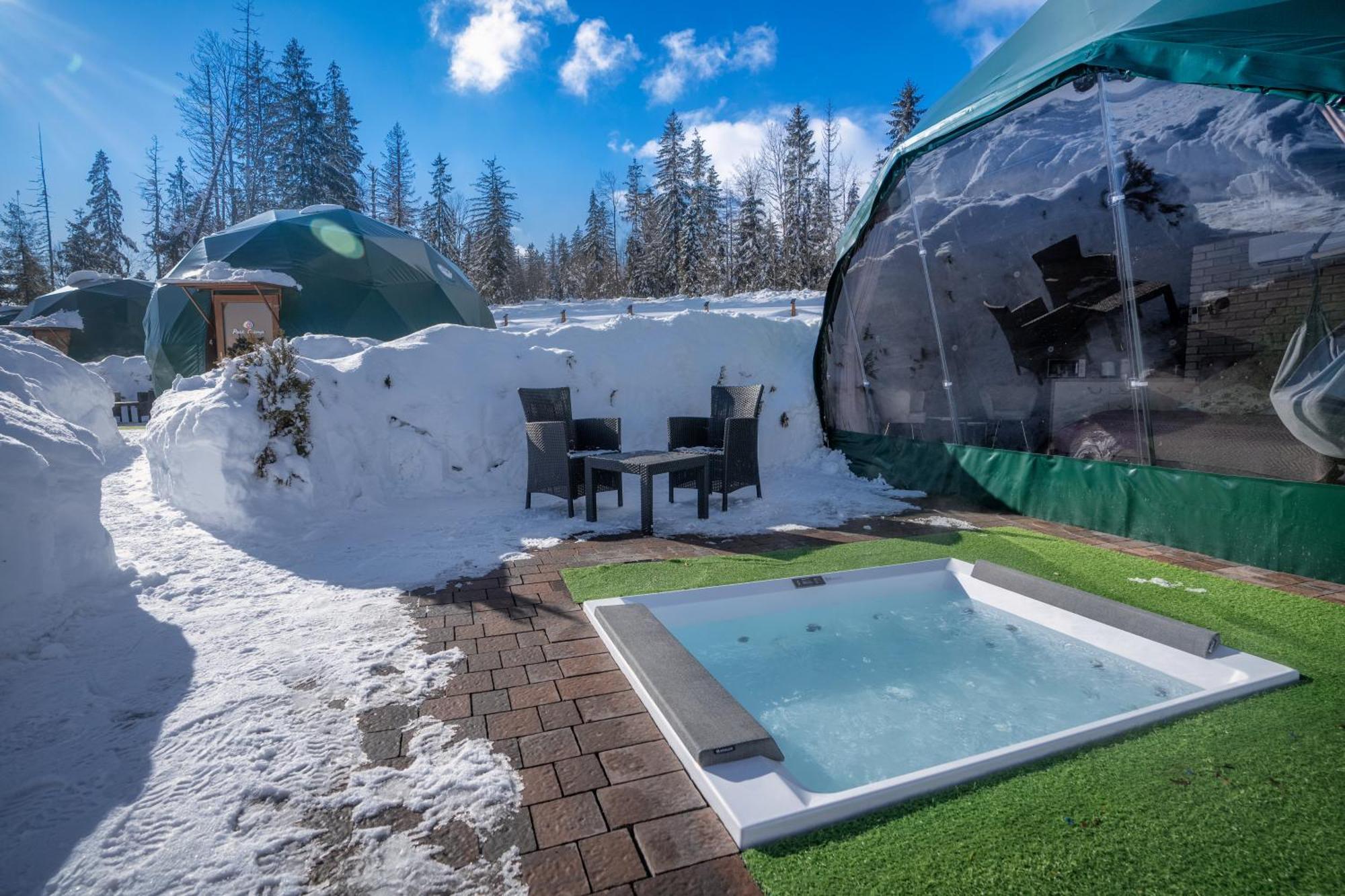 Hotel Peak Glamp & Jacuzzi Zakopane Esterno foto