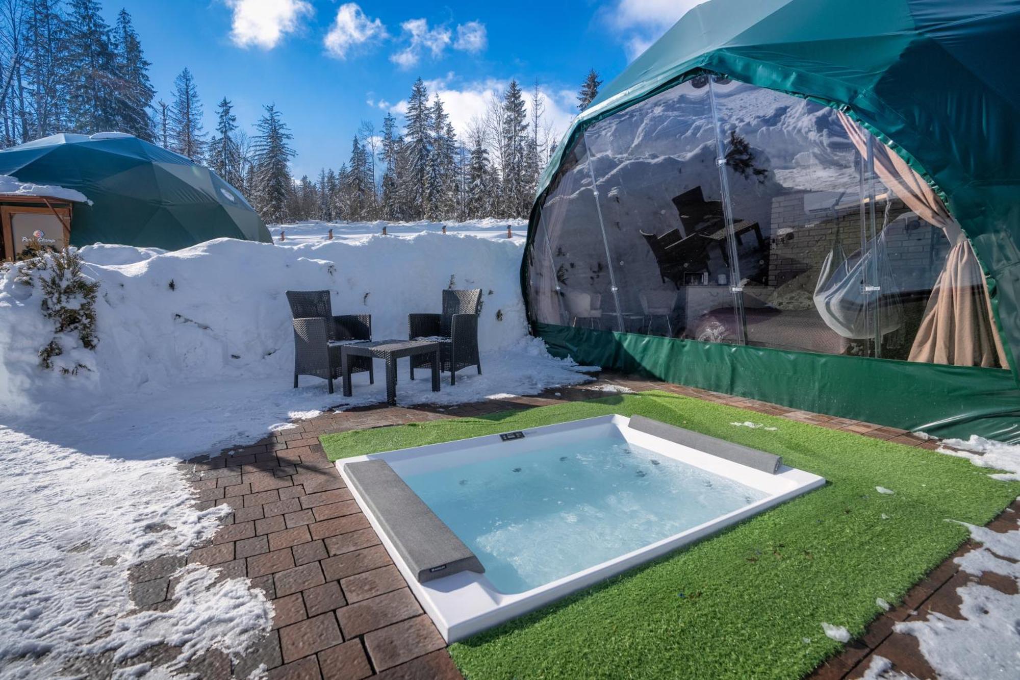 Hotel Peak Glamp & Jacuzzi Zakopane Esterno foto