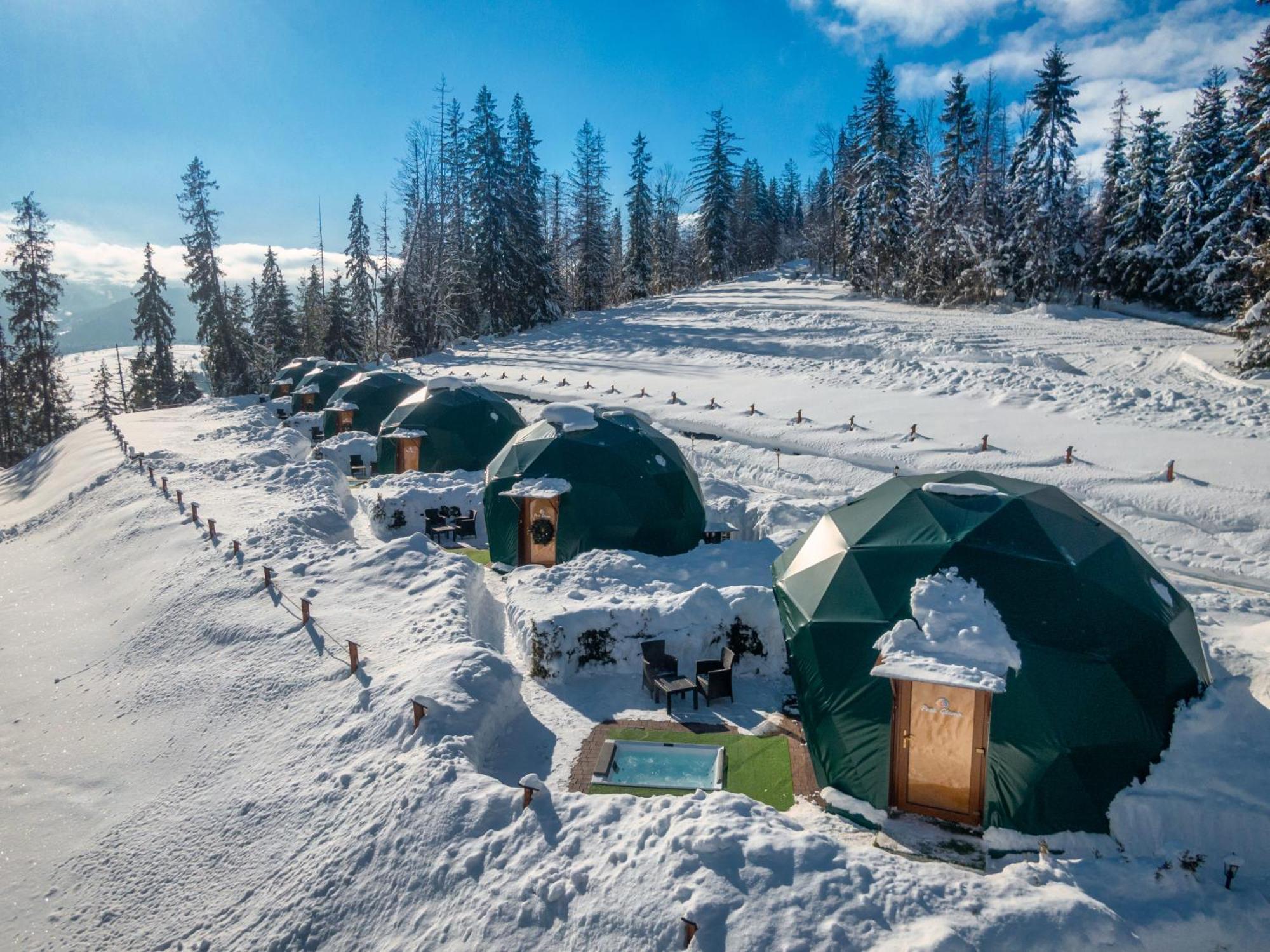 Hotel Peak Glamp & Jacuzzi Zakopane Esterno foto
