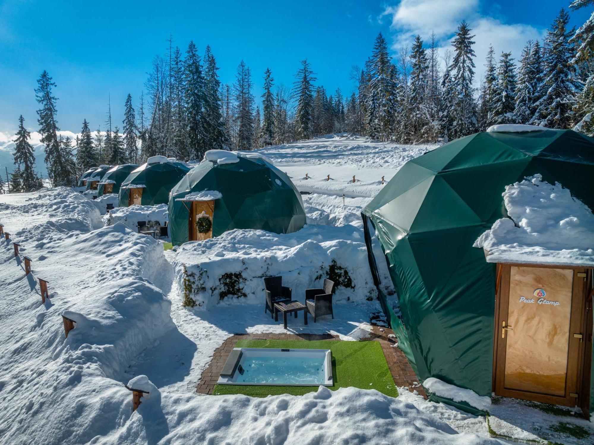 Hotel Peak Glamp & Jacuzzi Zakopane Esterno foto