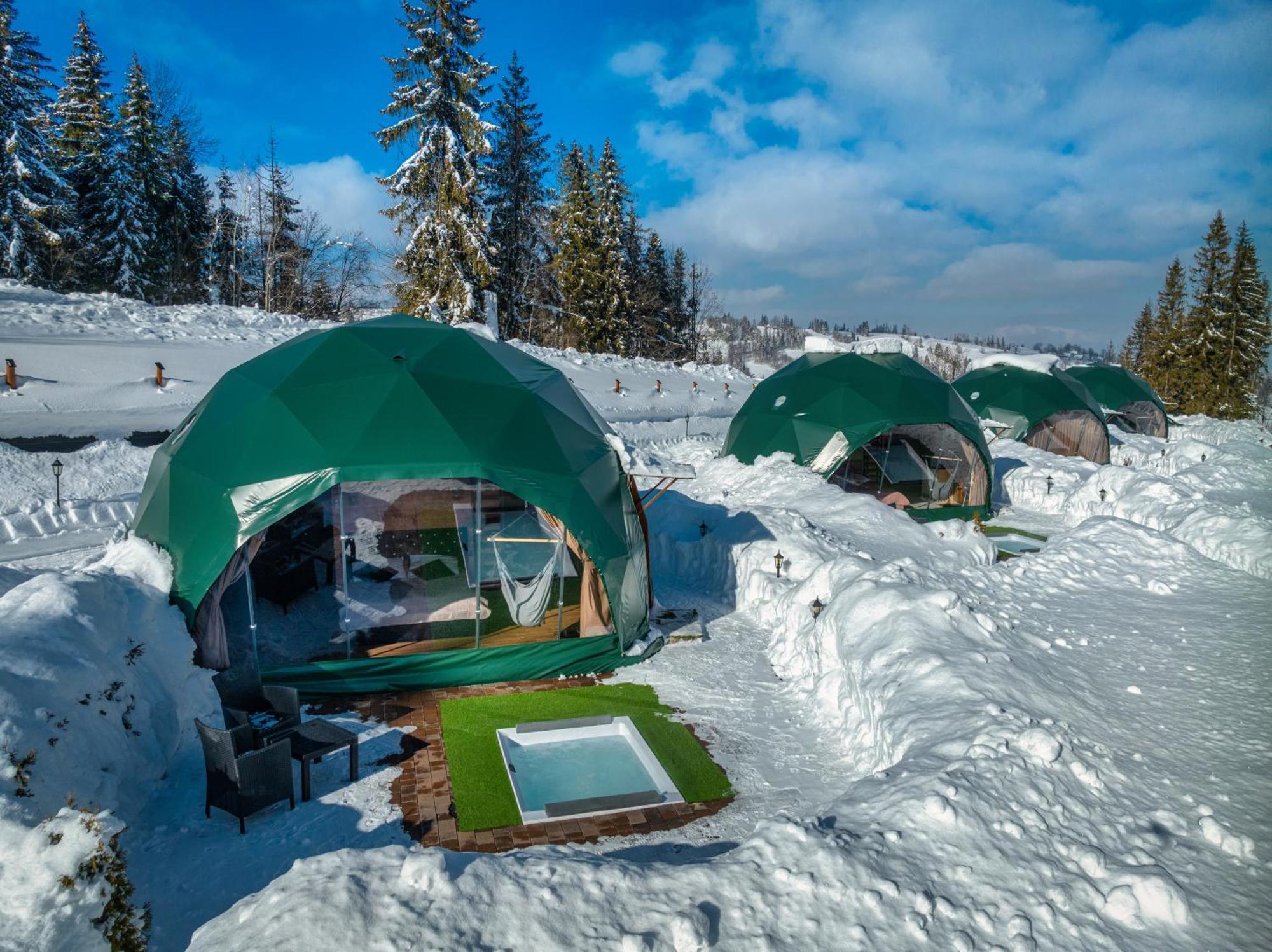 Hotel Peak Glamp & Jacuzzi Zakopane Esterno foto