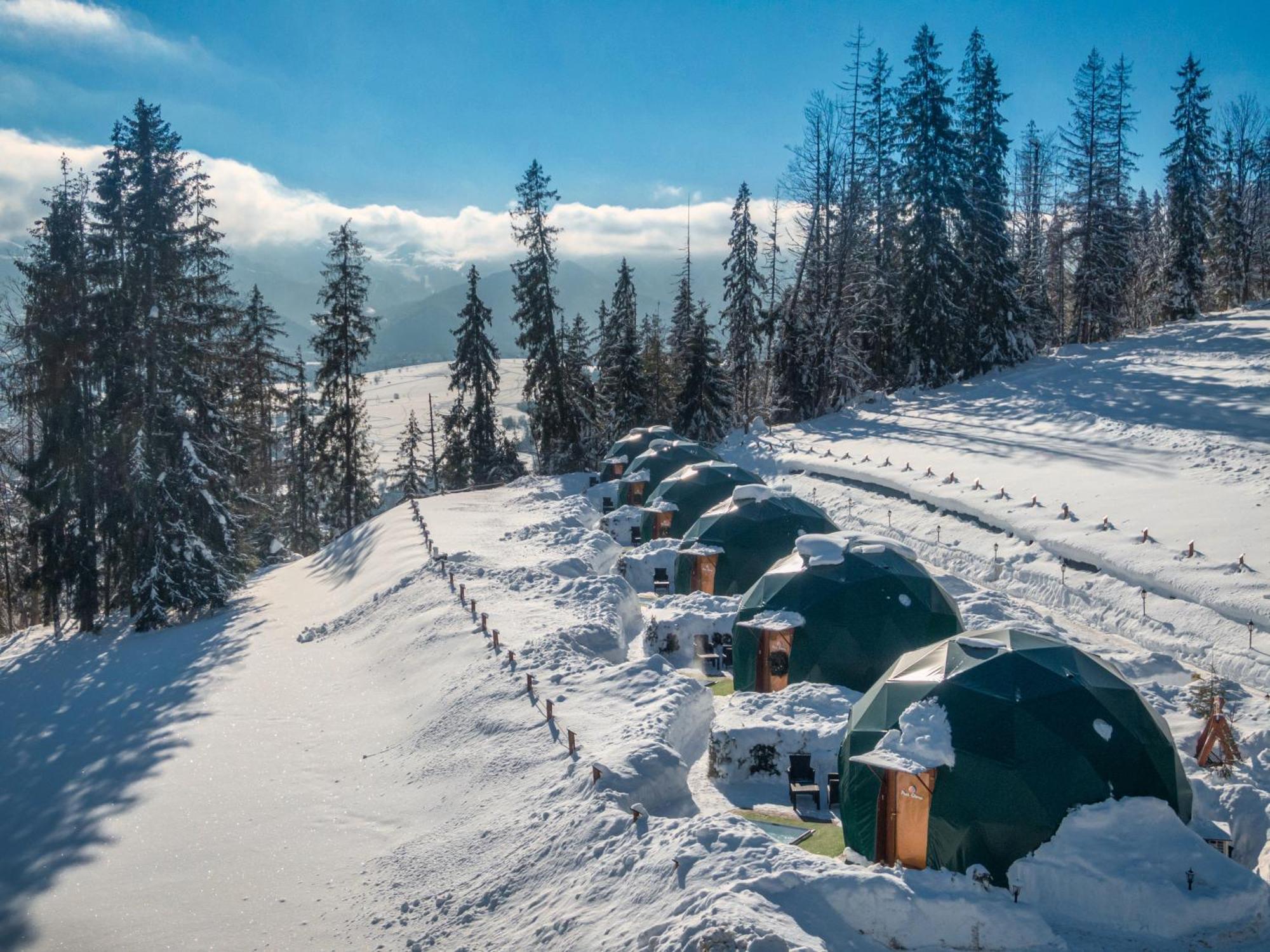Hotel Peak Glamp & Jacuzzi Zakopane Esterno foto
